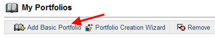 Add Basic Portfolio